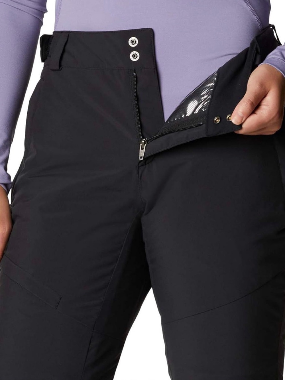 Columbia Womens Black Kick Turner Insulated Pants - Small Regular - Picture 5 of 15